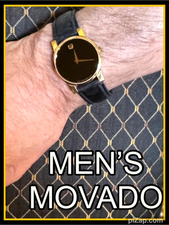Movado Other - ⏰ Movado Modern Museum Classic Men or Women’s Watch with Black Leather Band